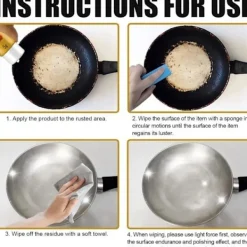 Online Generic Metallpoleringspasta, metall- och aluminiumrengörare, rostborttagare för botten av kökskastruller, kräm av