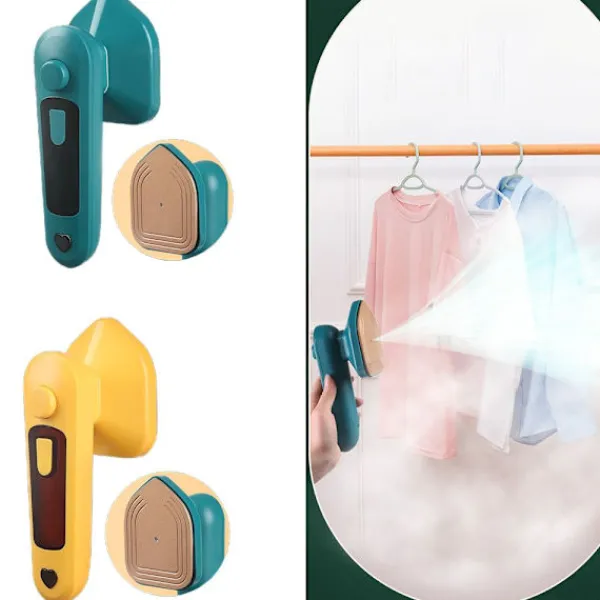 New Micro Steam Iron Handhållen Garment Steamer ROSA Pink