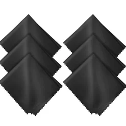 Delivast Microfiberdukar - Rengöringsdukar Svarta 12-Pack