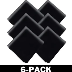 Delivast Microfiberdukar - Rengöringsdukar Svarta 12-Pack