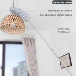 Discount Mikrofiber Dammborste Utdragbar Dammvippa Multifunktionell Dammuppsamlare för Rengöring Högt Tak, Persienner, Möbler, Bilar 7pcs