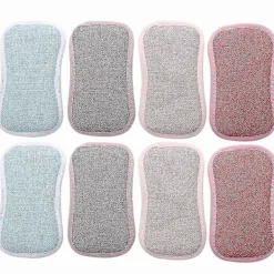 Online Mikrofiber Dubbelsidig Disksvamp, 8-pack Diskrengöringsmedel