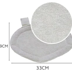 Best Mikrofiber ersättningspads för Polti Vaporetto ångmopp 6-pack