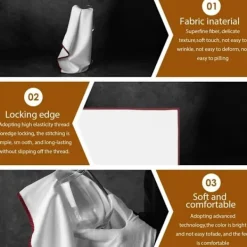 Clearance Mikrofiber Glaspoleringsdukar Set med 3 Vita Röda Tjocka Absorberande Anti-repor för Vinglas Tumblers Kök Hotell Bar Rengöring Luddfritt