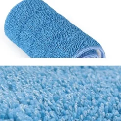 Outlet Mikrofiber Moppduk, 3-pack Ersättningsrengöringspads Moppdyna, Haken och Slinga Vått och Torrt