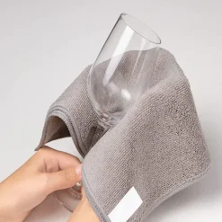 Sale Mikrofiber Rengöringsduk, Allround Mikrofiberdukar, Ränderfria Rengöringsdukar, 12-pack, Grå, Storlek 30x 30 cm