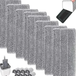 Outlet Mikrofiber Rengöringsduk Multipurpose för Hemmakontor Hårda Trägolv Marmor Kakel 32x12cm 10-pack