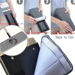 Outlet Mikrofiber Rengöringsduk Multipurpose för Hemmakontor Hårda Trägolv Marmor Kakel 32x12cm 10-pack