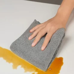 Mikrofiberduk, Allround Mikrofiberhanddukar, Ränderfria Rengöringsdukar, 12-pack, Grå, Storlek 30 X 30 Cm