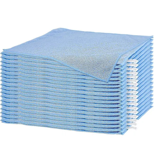 Hot Mikrofiberduk i blått - Högabsorberande - Rengöring utan repor, Maskintvättbar