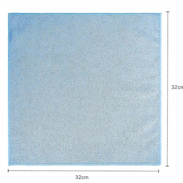 Hot Mikrofiberduk i blått - Högabsorberande - Rengöring utan repor, Maskintvättbar