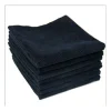 Clearance Mikrofiberduk Svart Våffelduk Tvättbara Kökshanddukar Tvättbara Tjocka Lintfritt Rengöringsdukar 30cm x 30cm 7 Pack