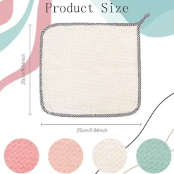 Discount Mikrofiberduk, Ultraabsorberande, Köksduk för hushållsrengöring, Tvättbara Mikrofiberdukar, 10-pack, Storlek 25 x 25 cm