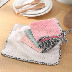 Discount Mikrofiberduk, Ultraabsorberande, Köksduk för hushållsrengöring, Tvättbara Mikrofiberdukar, 10-pack, Storlek 25 x 25 cm
