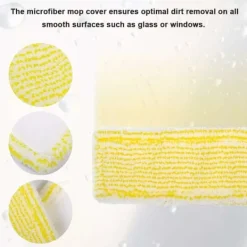 New Mikrofiberdukar för Kärcher fönstertvätt 4 st gula