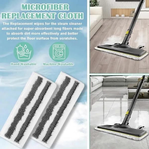 Mikrofiberdukset för Easyfix SC1 SC2 SC3 SC4 SC5 Ångmopp Tillbehör, Tvättbar Mikrofiber