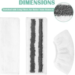 Mikrofiberdukset för Easyfix SC1 SC2 SC3 SC4 SC5 Ångmopp Tillbehör, Tvättbar Mikrofiber