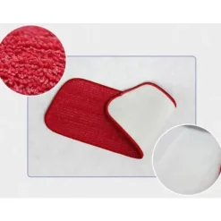 Outlet Mikrofibermopphuvuden (röd, blå, grön), våt och torr moppbyte