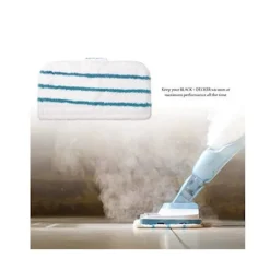 New Mikrofiberångmopprengöringsplatta (2, standard) av Black + Decker