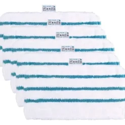 Best PHONILLICO Mikrofiberrektangel för ångmopp Black och Decker FSM1630, FSM1616, FSM1605, FSMH13E5, FSMH1321 FSMP20 [Förpackning 5]