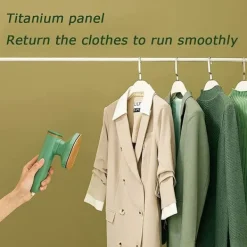 Sale Mikrostrykjärn, handhållet hushålls ångstrykjärn hopfällbart bärbart ministrykjärn, reseplaggångare, stödjer torr- och våtstrykning