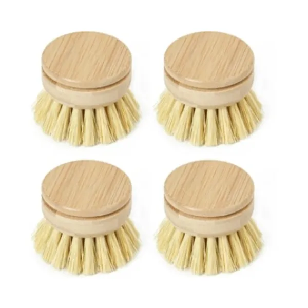 New Miljövänliga Ersättningsborsthuvuden för Diskborste • Trä Diskborsthuvuden 2-pack Beijiyi