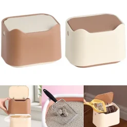 New Mini Bänksoptunna Avfallskorg för Bänkskiva Bord Bredvid Kaffe 17.5x13x13.5cm