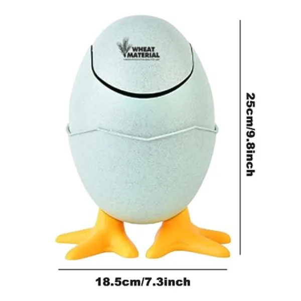 Online Mini Bordspapperskorg Med Äggskalslock Söt Papperskorg Flip