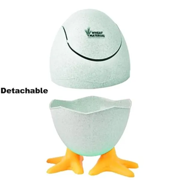 Online Mini Bordspapperskorg Med Äggskalslock Söt Papperskorg Flip