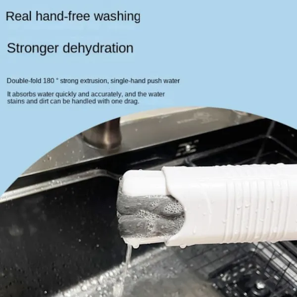 Outlet Mini Bärbar Mopp Handfri Pressmopp