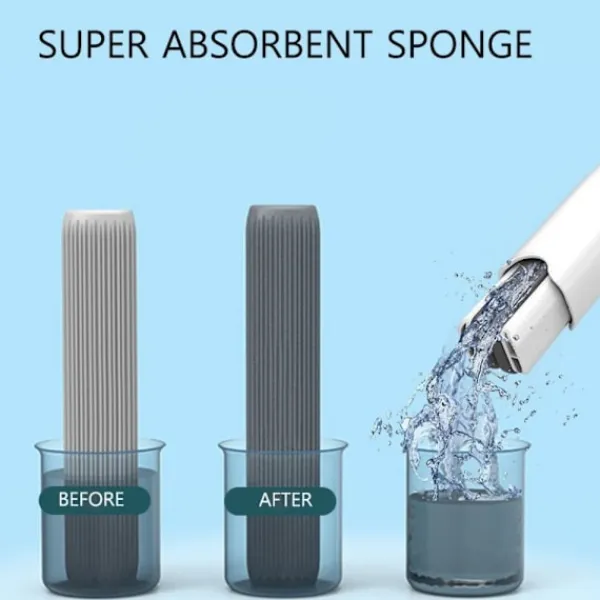 Outlet Mini Bärbar Mopp Handfri Pressmopp