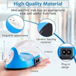 Online Mini Craft Iron Mini Värmepress Mini Strykjärn Bärbar Handhållen Värmepress Liten Strykjärn Med Laddningsbas