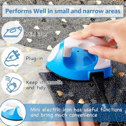 Online Mini Craft Iron Mini Värmepress Mini Strykjärn Bärbar Handhållen Värmepress Liten Strykjärn Med Laddningsbas