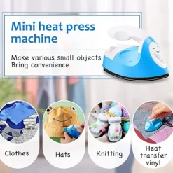 Online Mini Craft Iron Mini Värmepress Mini Strykjärn Bärbar Handhållen Värmepress Liten Strykjärn Med Laddningsbas