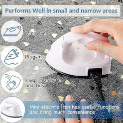 Discount Mini Craft Strykjärn Mini Värmepress Mini Strykjärn Bärbar Handhållen Värmepress Liten Strykjärn Med Laddningsbas