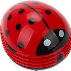 Outlet Mini Dammsugare för Skrivbord, Nyckelpiga Design, Hemmakontor, Dammsamlare, Bordsdammsugare, Dator