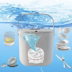 Clearance Mini Diskmaskin Portabel Bänkdiskmaskin Djuprengöring för Köket tvättmaskin 1 st washing machine 1pcs