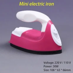 New Mini Elektrisk Strykjärn Bärbar Kläder Elektrisk Sömnadsstrykjärn Perfekt för Researtiklar Snabb Strykning