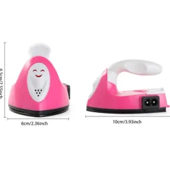 Sale Mini Elektrisk Strykjärn Bärbar Kläder Elektrisk Sömnadsjärn Perfekt för Reseförnödenheter Snabb Strykning Bärbar Elektrisk Sömnadsjärn