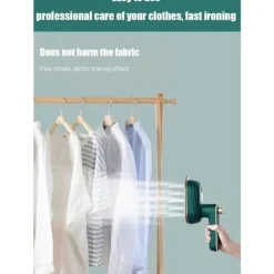 Online Mini elektriskt strykjärn för hushåll, hopfällbar och strykmaskin för kläder, handhållen våt och torr dubbel liten elektrisk strykjärn, resejärn, vit | Fyndiq