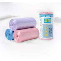 Sale Mini Engångssoppåsar för Bil, Badrum, Sovrum, Kök & Kontor - 3 Rullar (Blandade Färger) [JUN]