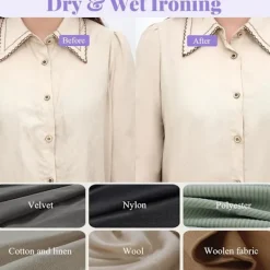 Best EASTVAPS Mini Handhållen Ångstrykjärn, Portabel Dubbelanvänd Klädångare för Resor & Hem