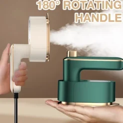 Outlet Mini Hopfällbart Ångstrykjärn - Portabelt Resestrykjärn med Spray för Klädstrykning