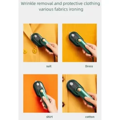Mini hushåll elektrisk strykjärn kläder vikning och strykning maskin handhållen våt och torr dubbel liten elektrisk strykjärn rese strykning maskin, vit | Fyndiq