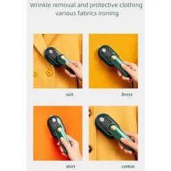 Clearance Mini Hushållsstrykjärn Vikbart Strykjärn För Kläder Handhållen Våt Och Torr Dubbel Liten Elektriskt Strykjärn Resestrykjärn, Vit