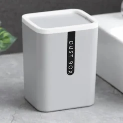 Outlet Mini Liten Papperskorg Skrivbord Sopkorg Hem Bord Plast Kontorsmaterial Soptunna