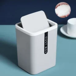 Outlet Mini Liten Papperskorg Skrivbord Sopkorg Hem Bord Plast Kontorsmaterial Soptunna