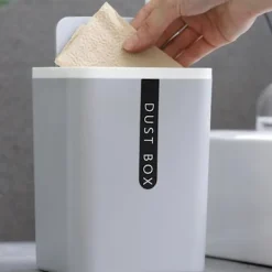 Outlet Mini Liten Papperskorg Skrivbord Sopkorg Hem Bord Plast Kontorsmaterial Soptunna