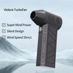 Sale Mini Luftblåsare med Extra Munstycke 130000RPM Turbo Jetfläkt Vindhastighet 39.5m/S Elektrisk Blåsare Blåser Damm Torkare