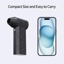 Sale Mini Luftblåsare med Extra Munstycke 130000RPM Turbo Jetfläkt Vindhastighet 39.5m/S Elektrisk Blåsare Blåser Damm Torkare